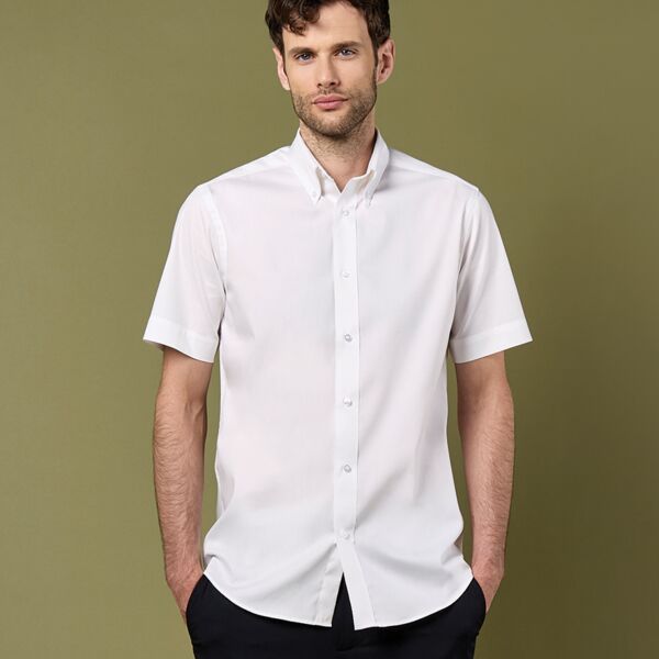 C3 - Short Sleeve Tailored Oxford Shirt Thumbnail
