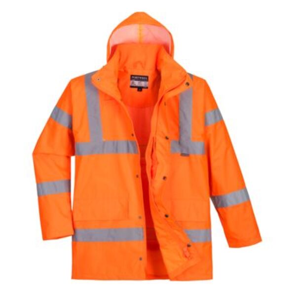 Hi-Vis Breathable Rain Traffic Jacket Thumbnail