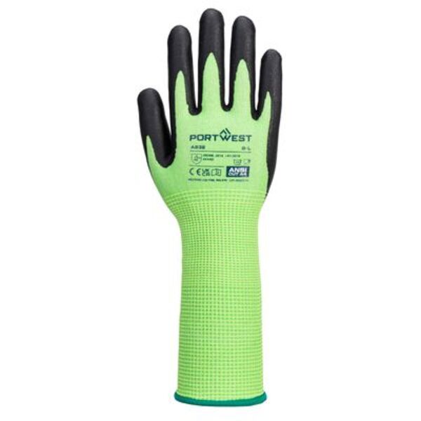 Cut D13 Nitrile Green Long Cuff Glove  Thumbnail