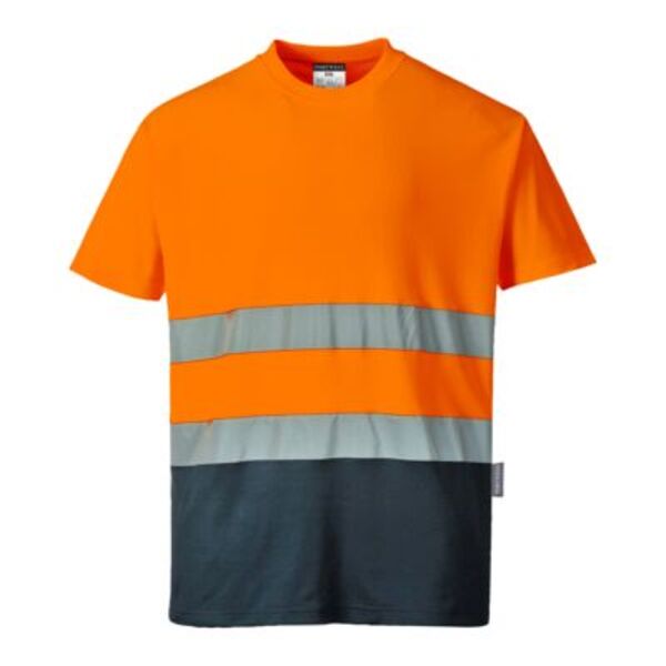 Hi-Vis Cotton Comfort Contrast T-Shirt S/S  Thumbnail